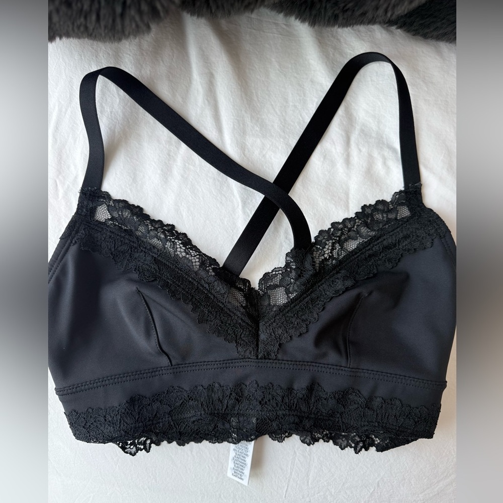 Savage X Fenty Black Lace Bralette | NWOT | Soldout